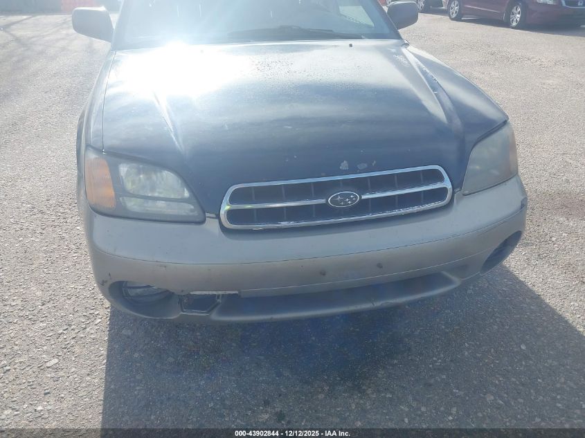 2000 Subaru Outback VIN: 4S3BH6657Y6605973 Lot: 43902844