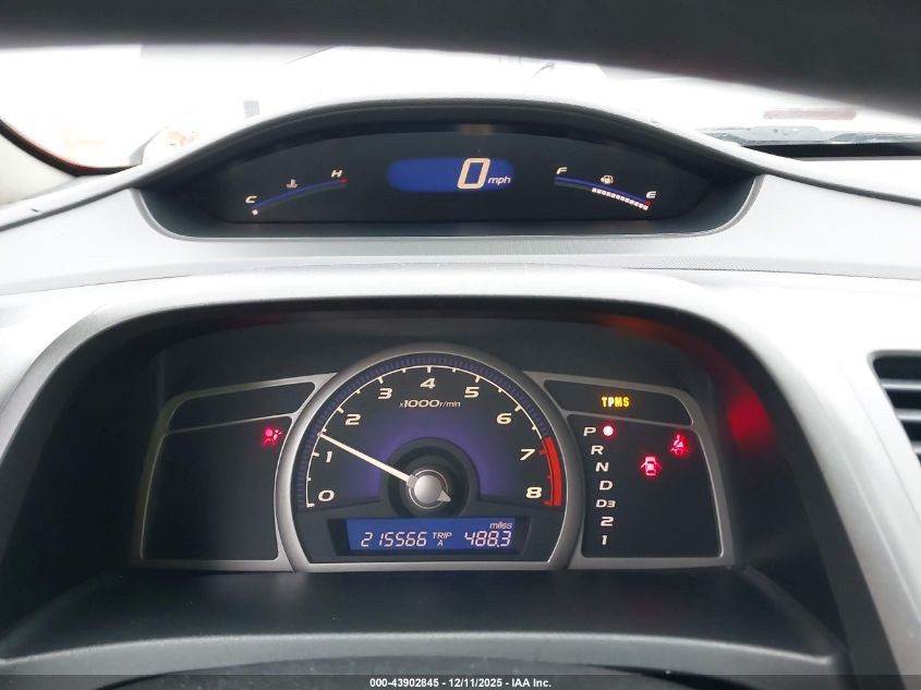 2009 Honda Civic Lx VIN: 19XFA16539E016889 Lot: 43902845