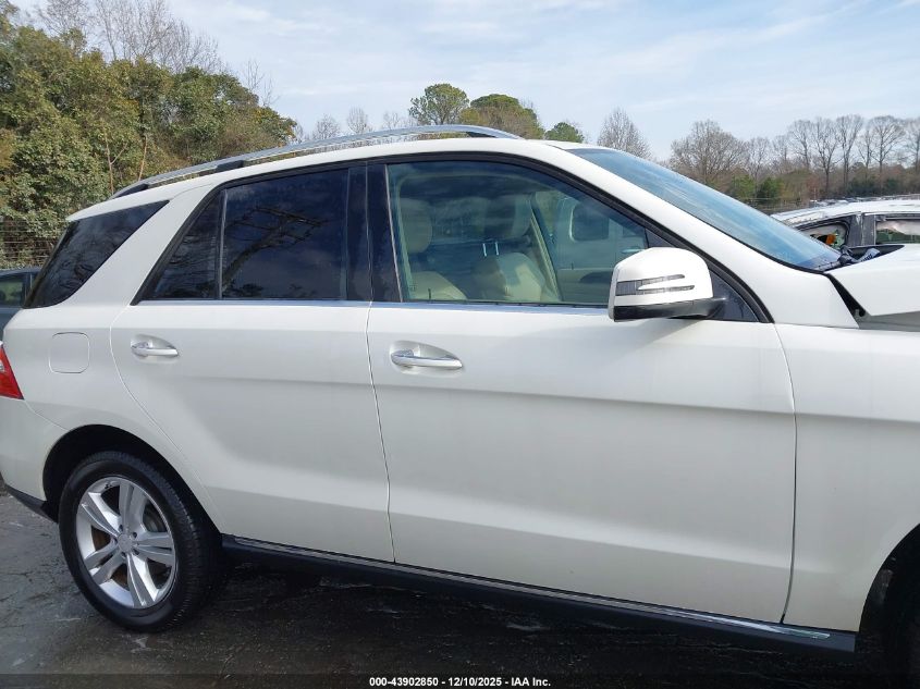 2013 Mercedes-Benz Ml 350 VIN: 4JGDA5JB4DA157456 Lot: 43902850