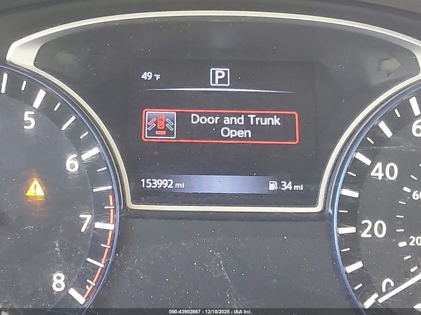 2017 Nissan Altima 2.5 Sr VIN: 1N4AL3AP0HC167922 Lot: 43902867