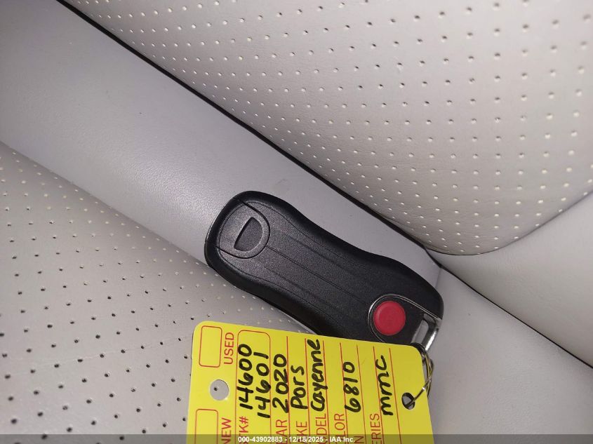 2020 Porsche Cayenne Coupe VIN: WP1BA2AY8LDA46810 Lot: 43902883