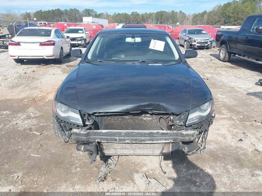 2012 Audi A4 2.0T Premium VIN: WAUKFAFL6CN011278 Lot: 43902896