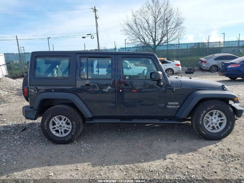 2017 Jeep Wrangler Unlimited Sport 4X4 VIN: 1C4BJWDG4HL691625 Lot: 43902960