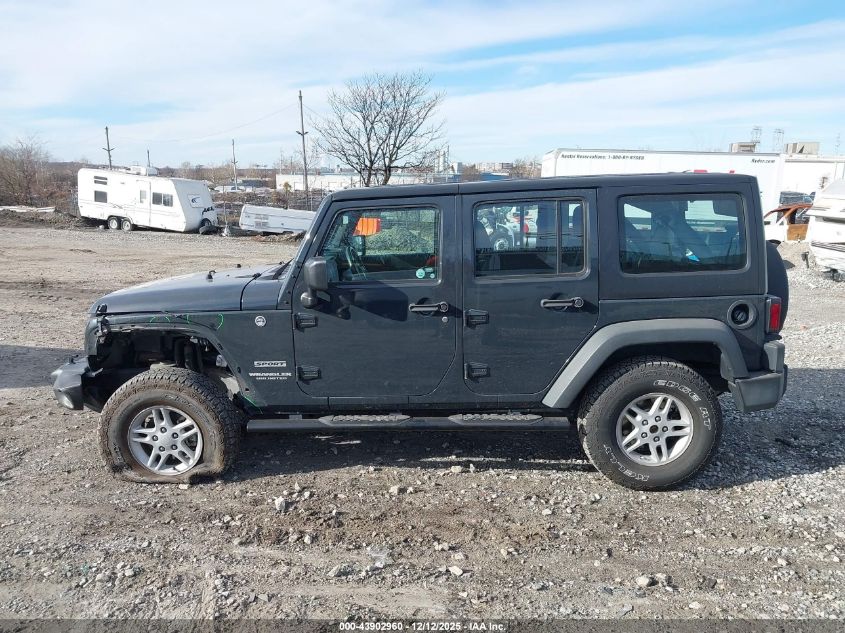 2017 Jeep Wrangler Unlimited Sport 4X4 VIN: 1C4BJWDG4HL691625 Lot: 43902960