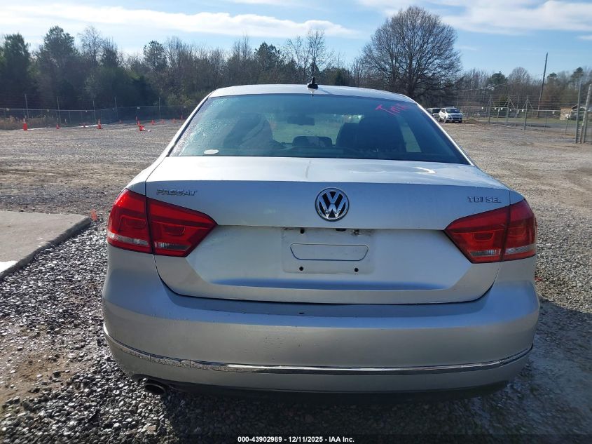 2015 Volkswagen Passat 2.0L Tdi Sel Premium VIN: 1VWCV7A35FC014271 Lot: 43902989