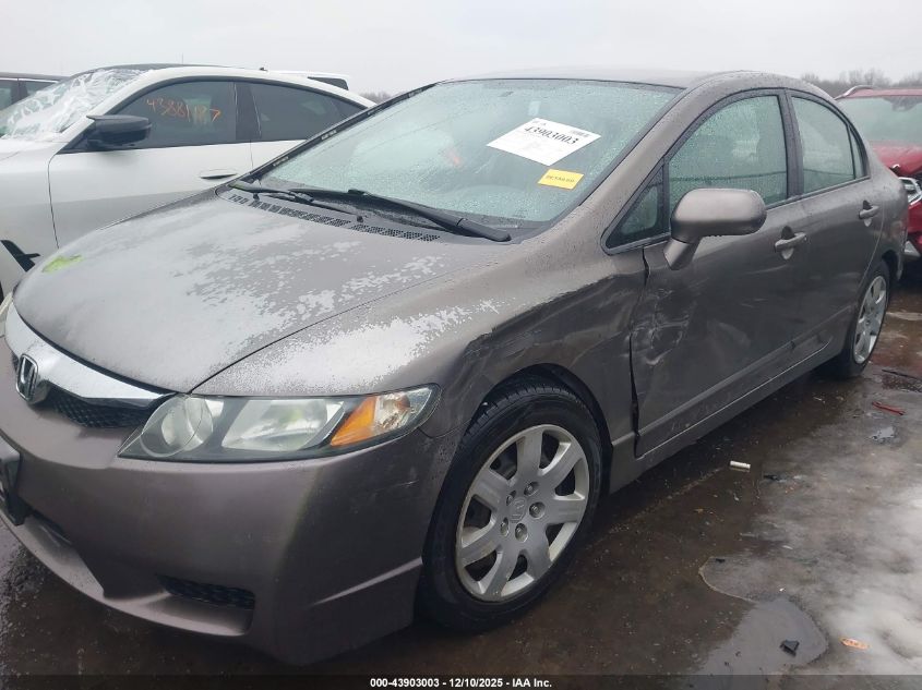 2010 Honda Civic Lx VIN: 2HGFA1F50AH555268 Lot: 43903003