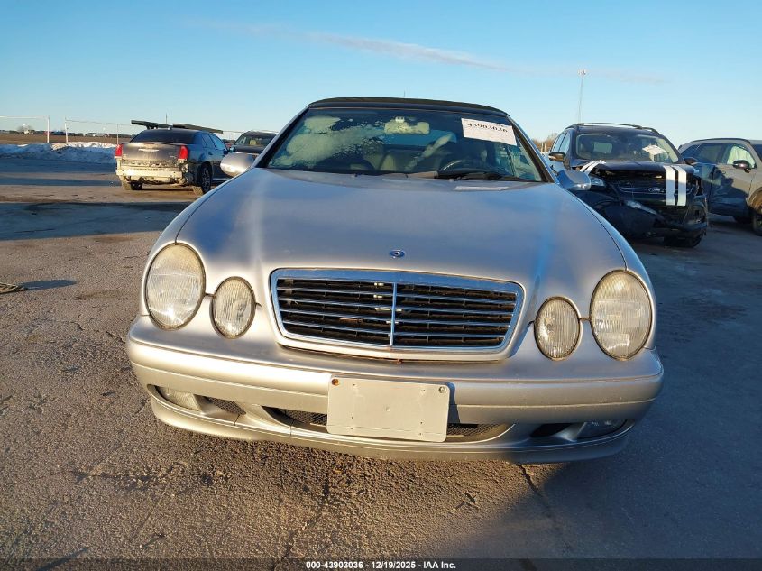 2001 Mercedes-Benz Clk 320 VIN: WDBLK65G31T091764 Lot: 43903036