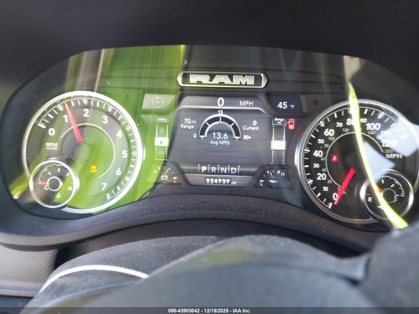 2024 Ram 2500 Big Horn 4X4 6'4 Box VIN: 3C6UR5DJ9RG251316 Lot: 43903042