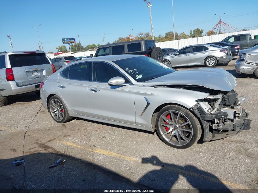 2019 Genesis G70 3.3T Advanced VIN: KMTG54LE6KU034665 Lot: 43903045