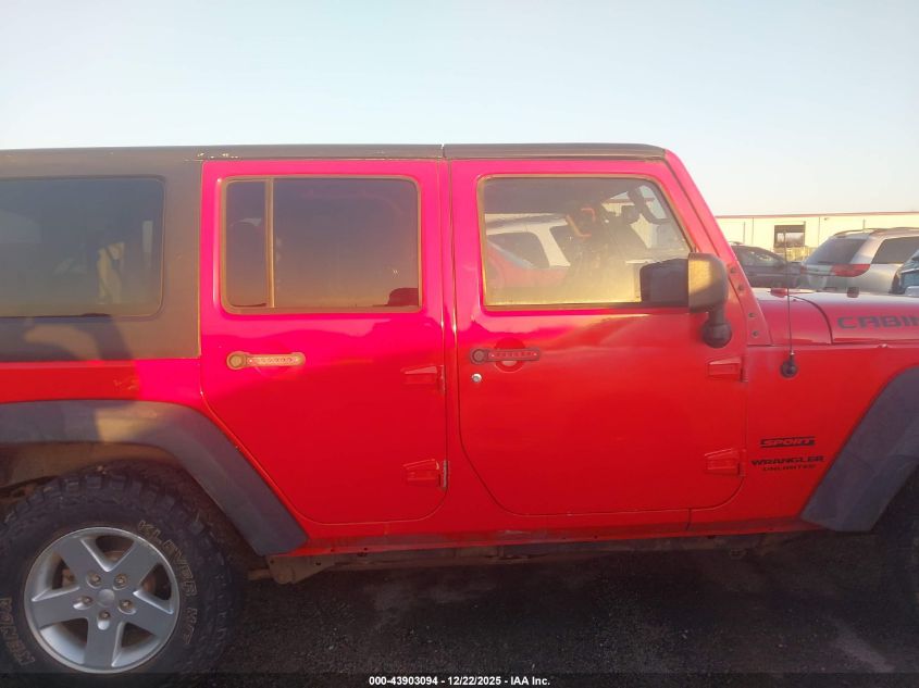 2015 Jeep Wrangler Unlimited Sport VIN: 1C4BJWDG5FL611441 Lot: 43903094