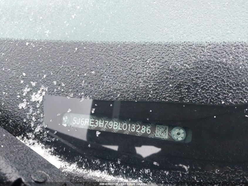2011 Honda Cr-V Ex-L VIN: 5J6RE3H79BL013286 Lot: 43903126