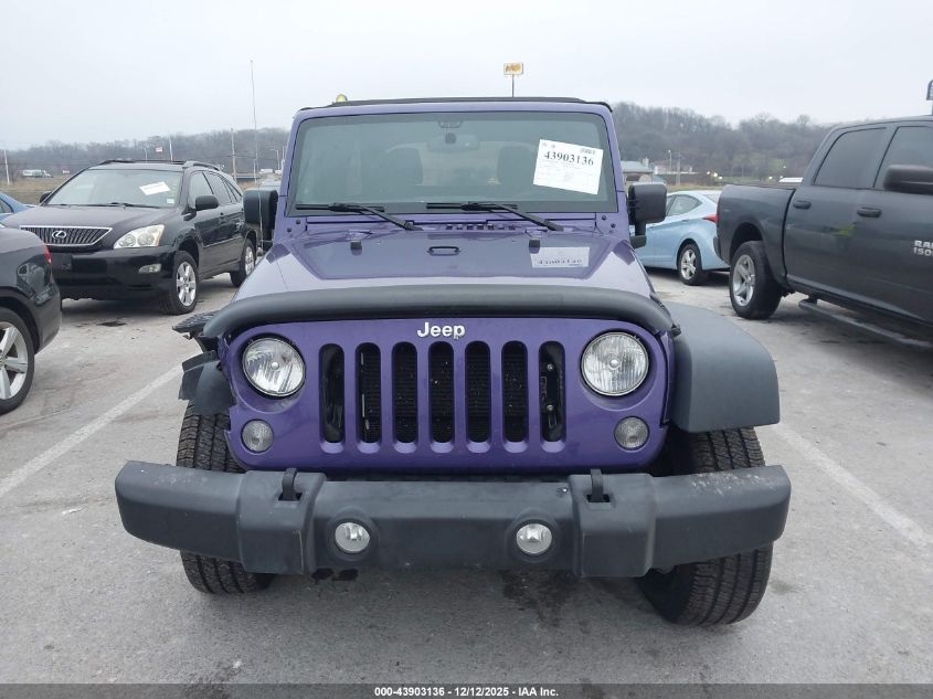 2017 Jeep Wrangler Unlimited Sport 4X4 VIN: 1C4BJWDGXHL618291 Lot: 43903136