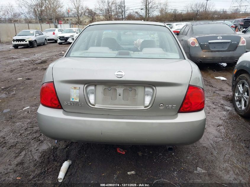 2004 Nissan Sentra 1.8S VIN: 3N1CB51D24L904417 Lot: 43903174
