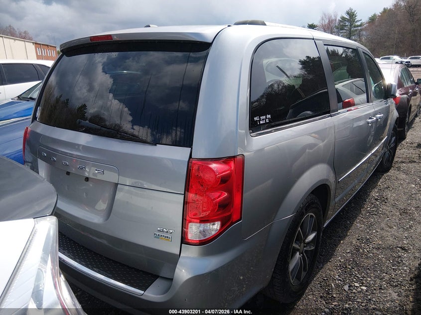 Vin: 2c4rdgcg5hr649257, lot: 44398763, dodge grand caravan sxt 20174