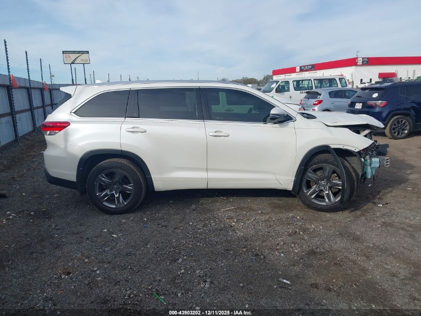 2018 Toyota Highlander Limited Platinum VIN: 5TDYZRFH5JS287067 Lot: 43903202