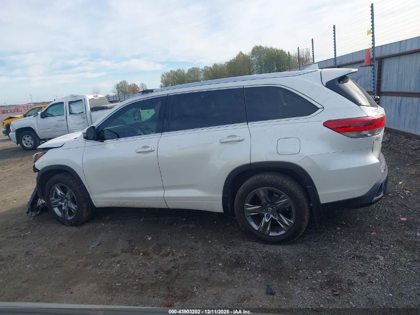 2018 Toyota Highlander Limited Platinum VIN: 5TDYZRFH5JS287067 Lot: 43903202