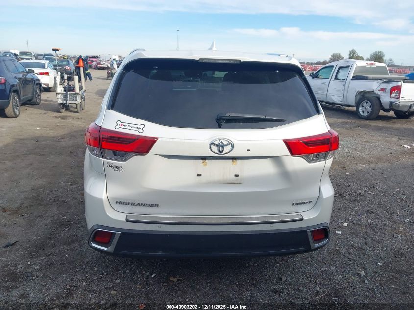 2018 Toyota Highlander Limited Platinum VIN: 5TDYZRFH5JS287067 Lot: 43903202