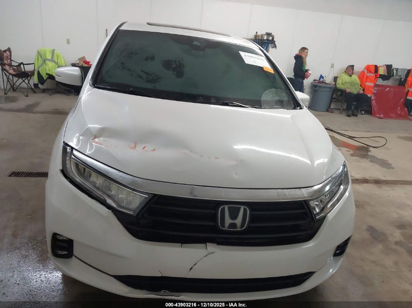 2024 Honda Odyssey Ex-L VIN: 5FNRL6H65RB075981 Lot: 43903216