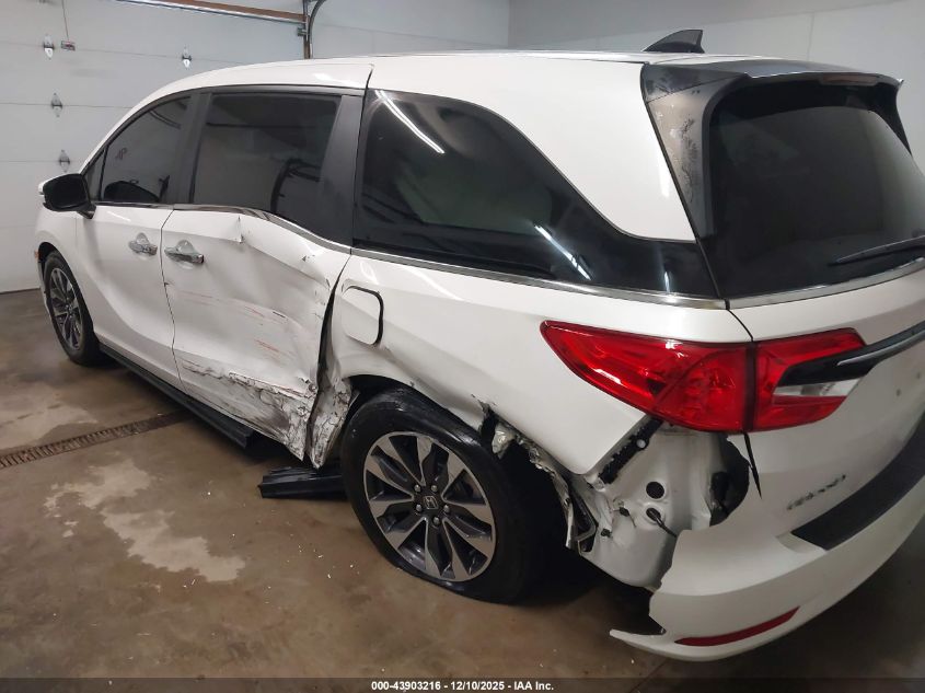 2024 Honda Odyssey Ex-L VIN: 5FNRL6H65RB075981 Lot: 43903216