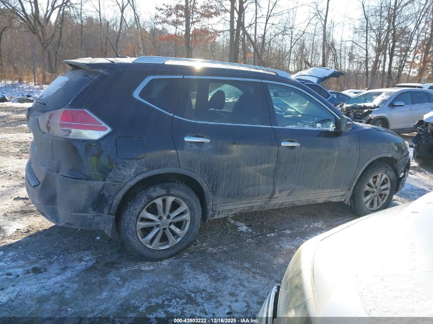 2015 Nissan Rogue Sv VIN: KNMAT2MV4FP553697 Lot: 43903222