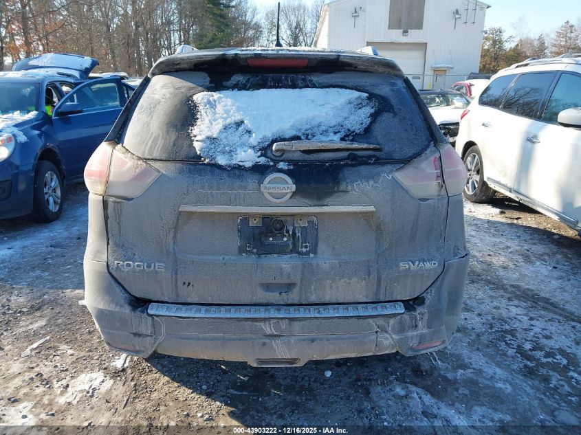 2015 Nissan Rogue Sv VIN: KNMAT2MV4FP553697 Lot: 43903222