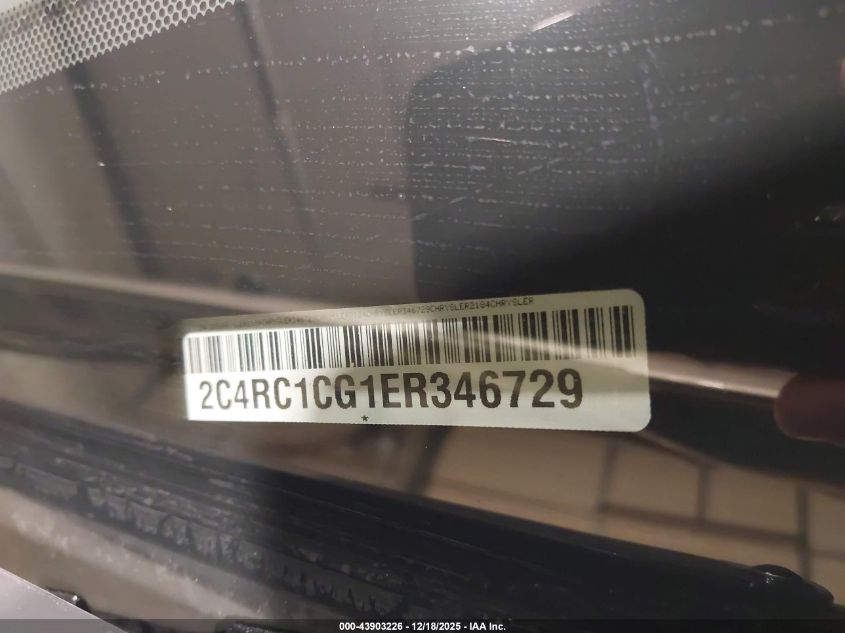 2014 Chrysler Town & Country Touring-L VIN: 2C4RC1CG1ER346729 Lot: 43903226