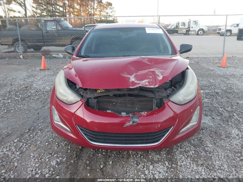 2015 Hyundai Elantra Se VIN: KMHDH4AE5FU351737 Lot: 43903257
