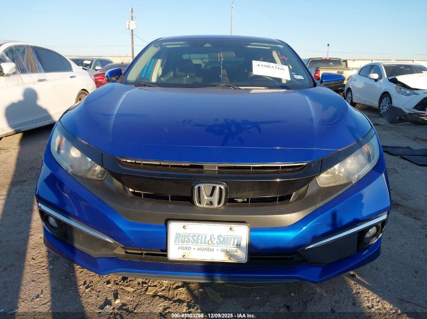 2019 Honda Civic Ex VIN: 19XFC1F30KE006254 Lot: 43903266