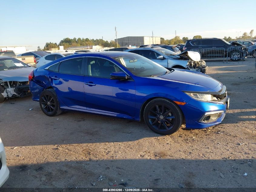 2019 Honda Civic Ex VIN: 19XFC1F30KE006254 Lot: 43903266