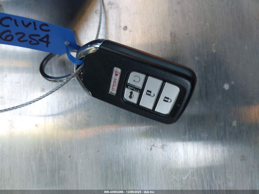 2019 Honda Civic Ex VIN: 19XFC1F30KE006254 Lot: 43903266