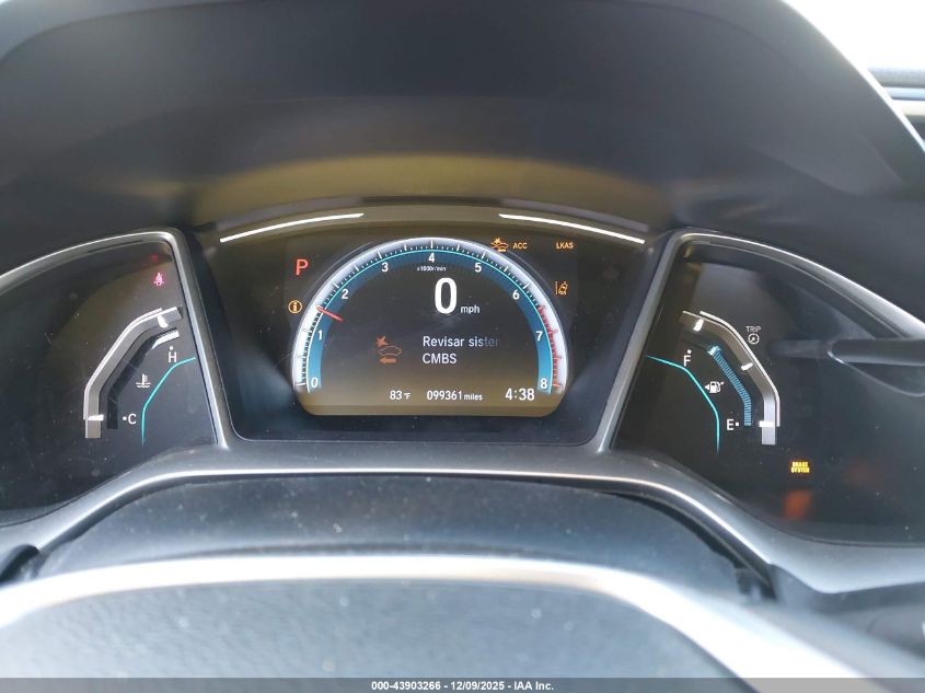 2019 Honda Civic Ex VIN: 19XFC1F30KE006254 Lot: 43903266