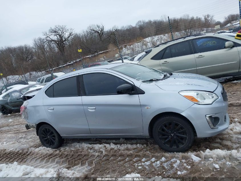 2020 Mitsubishi Mirage G4 Le VIN: ML32F4FJ1LHF01036 Lot: 43903270