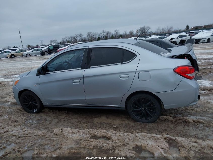 2020 Mitsubishi Mirage G4 Le VIN: ML32F4FJ1LHF01036 Lot: 43903270