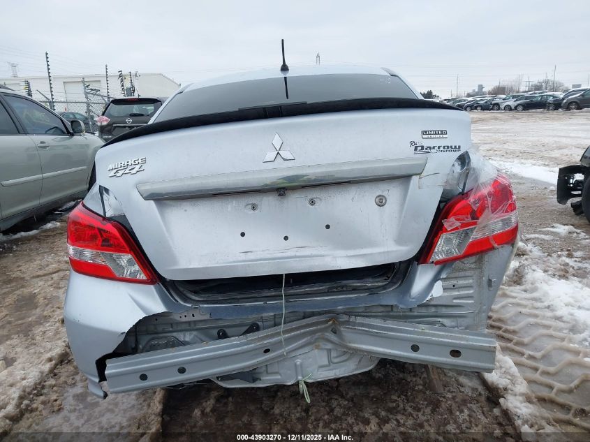 2020 Mitsubishi Mirage G4 Le VIN: ML32F4FJ1LHF01036 Lot: 43903270