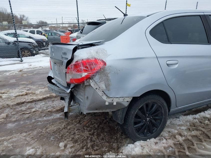 2020 Mitsubishi Mirage G4 Le VIN: ML32F4FJ1LHF01036 Lot: 43903270