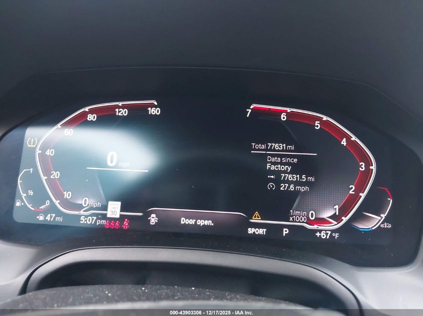 2020 BMW 330I VIN: 3MW5R1J00L8B04091 Lot: 43903306