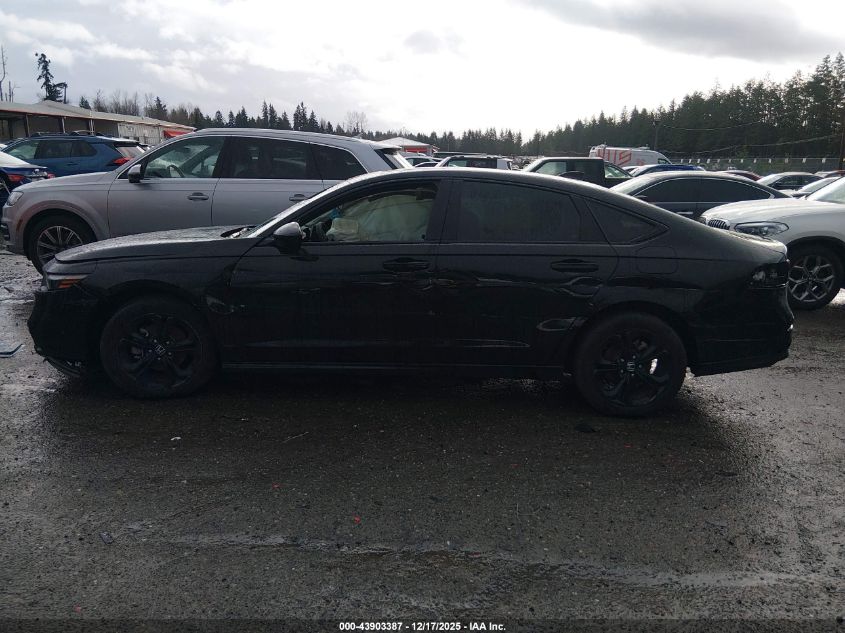 2025 Honda Accord Se VIN: 1HGCY1F45SA007904 Lot: 43903387