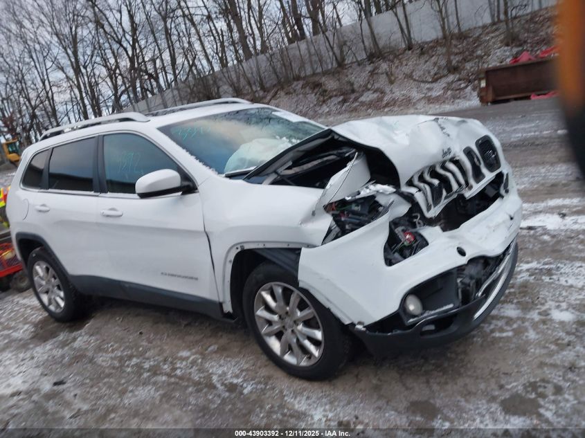 2014 Jeep Cherokee Limited VIN: 1C4PJMDS9EW297921 Lot: 43903392