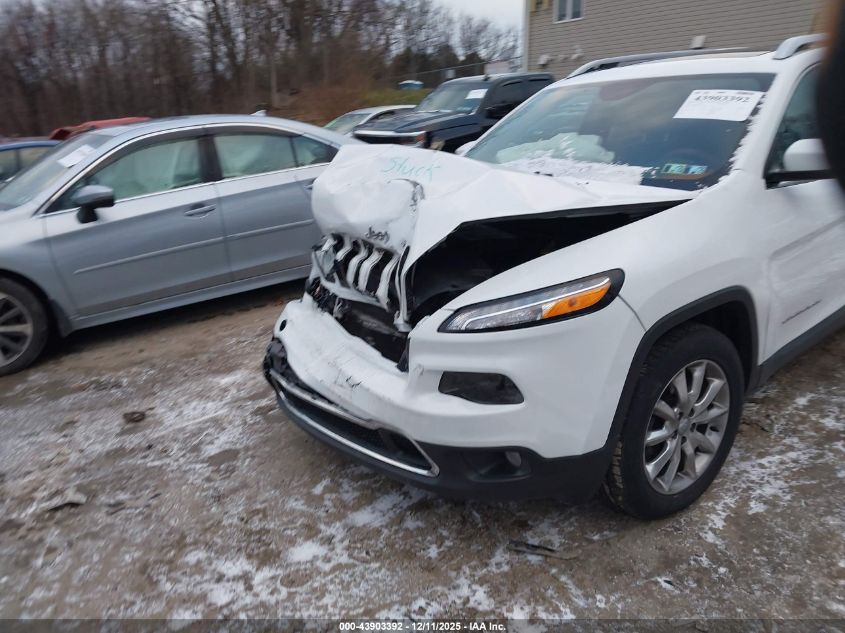 2014 Jeep Cherokee Limited VIN: 1C4PJMDS9EW297921 Lot: 43903392