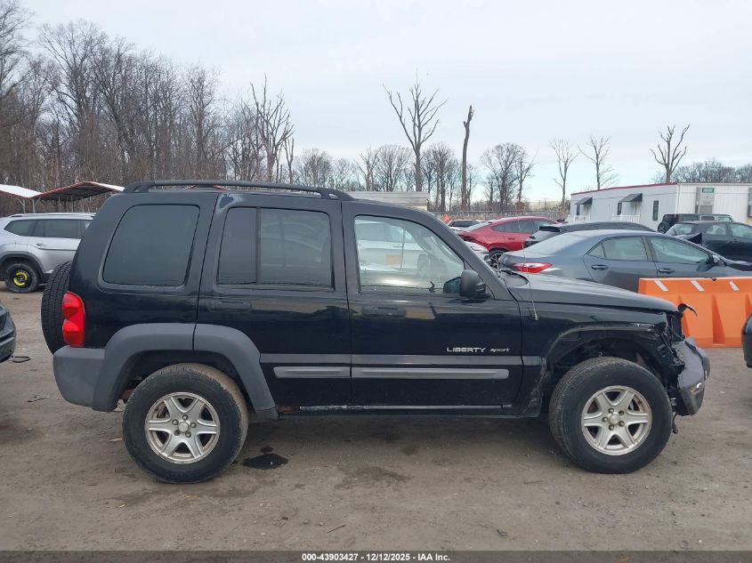 2003 Jeep Liberty Sport VIN: 1J4GL48K13W515975 Lot: 43903427