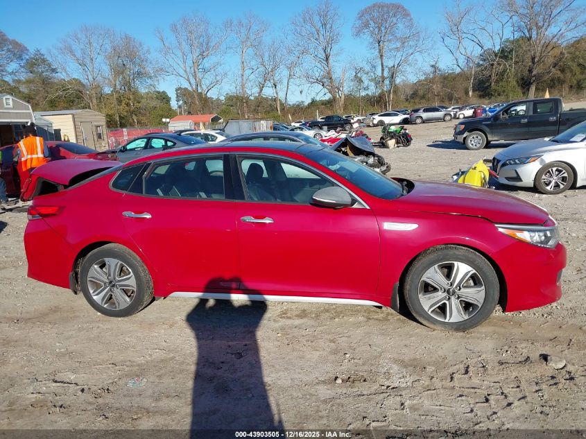 2017 Kia Optima Hybrid Ex VIN: KNAGU4LE9H5009602 Lot: 43903505