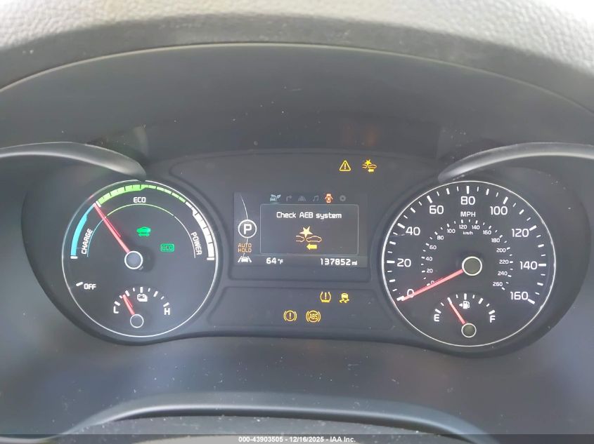 2017 Kia Optima Hybrid Ex VIN: KNAGU4LE9H5009602 Lot: 43903505