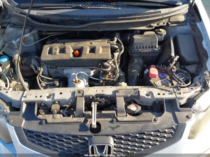 2012 Honda Civic Lx VIN: 2HGFG3B50CH560389 Lot: 43903510