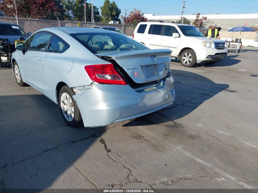 2012 Honda Civic Lx VIN: 2HGFG3B50CH560389 Lot: 43903510