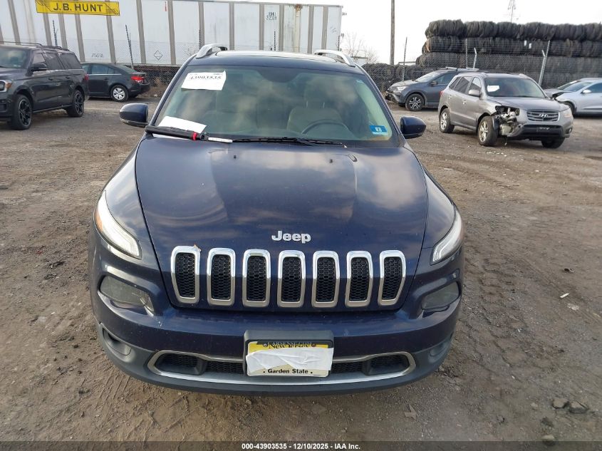 2016 Jeep Cherokee Limited VIN: 1C4PJMDS3GW237720 Lot: 43903535