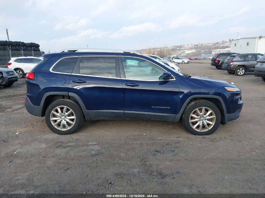 2016 Jeep Cherokee Limited VIN: 1C4PJMDS3GW237720 Lot: 43903535