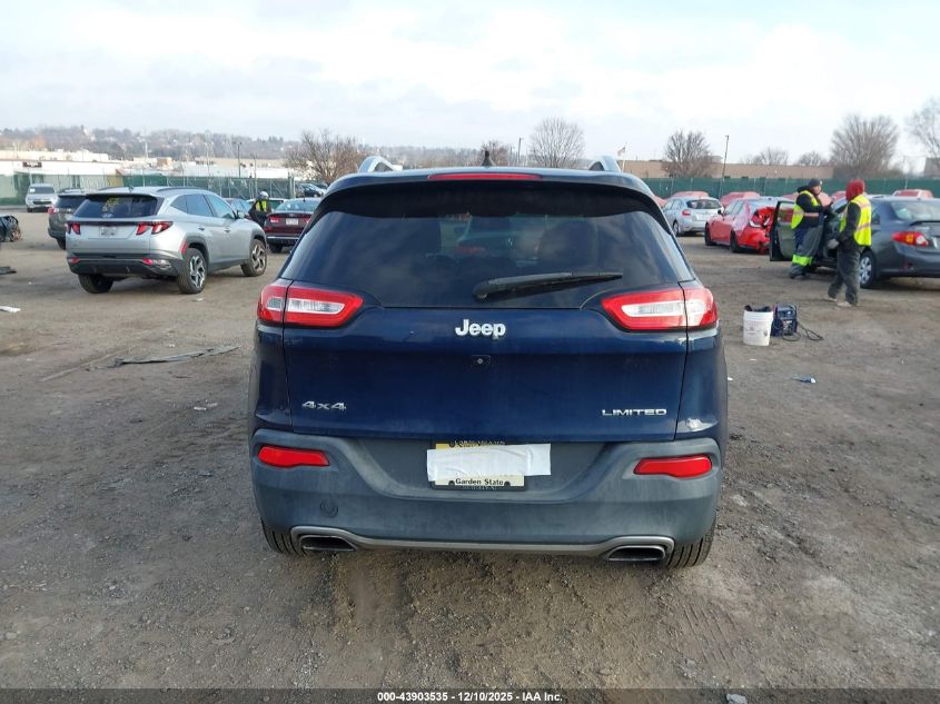 2016 Jeep Cherokee Limited VIN: 1C4PJMDS3GW237720 Lot: 43903535