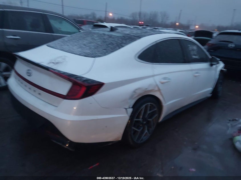 VIN 5NPEK4JC8MH110576 2021 HYUNDAI SONATA N LINE