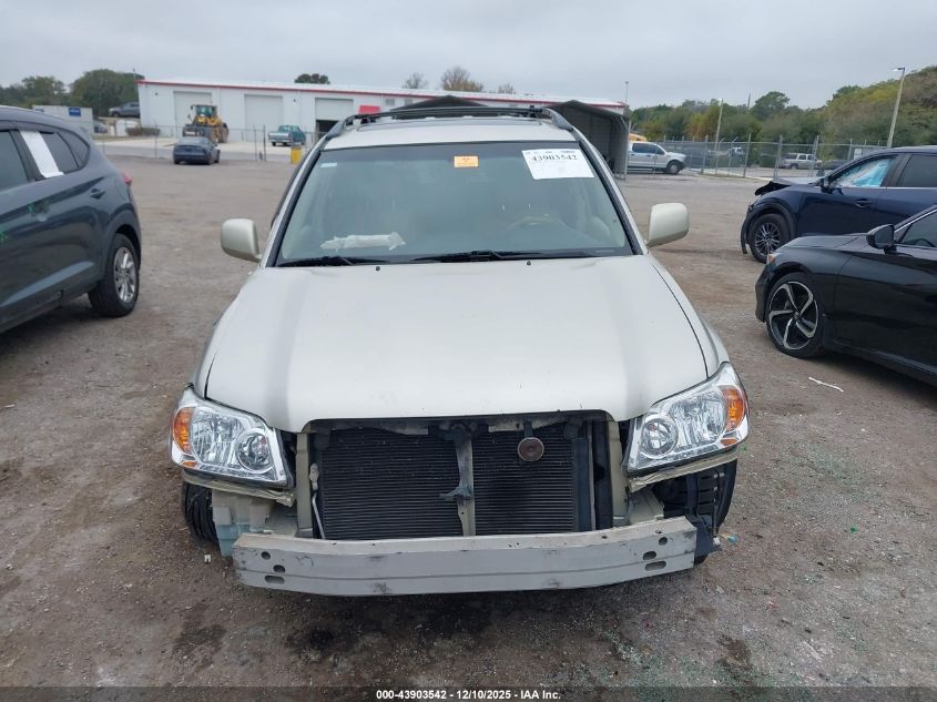 2002 Toyota Highlander Limited V6 VIN: JTEGF21A320072079 Lot: 43903542