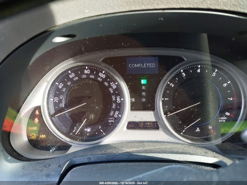 2009 Lexus Is 250 VIN: JTHBK262995088942 Lot: 43903565